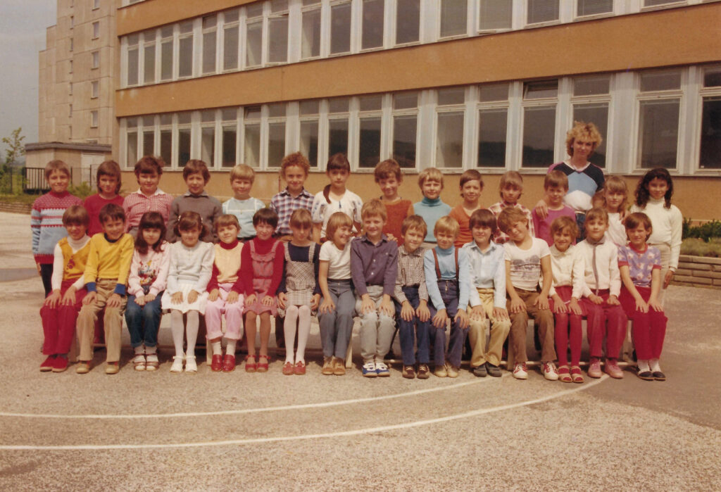 ZŠ Bosonožská Brno, rok 1984 - 1985, 1. třída